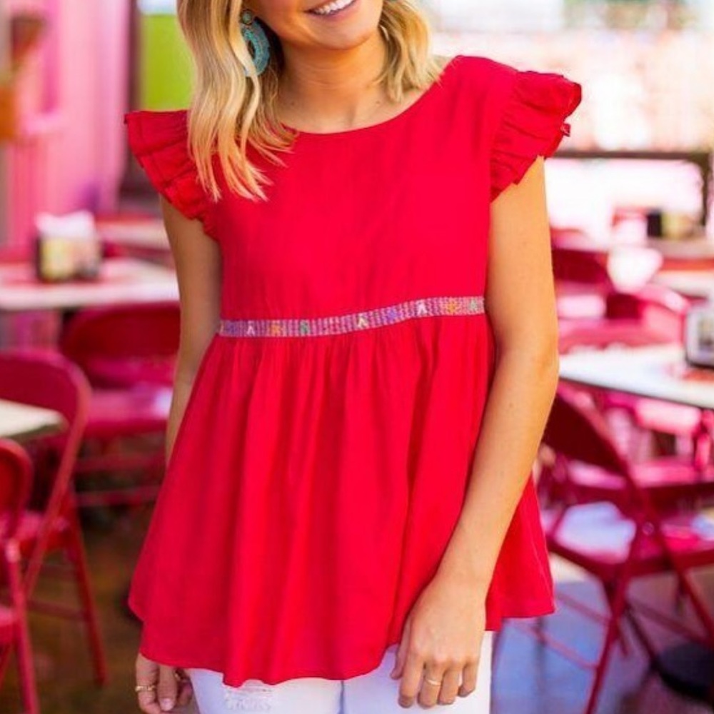 J. Marie Empire Waist Blouse